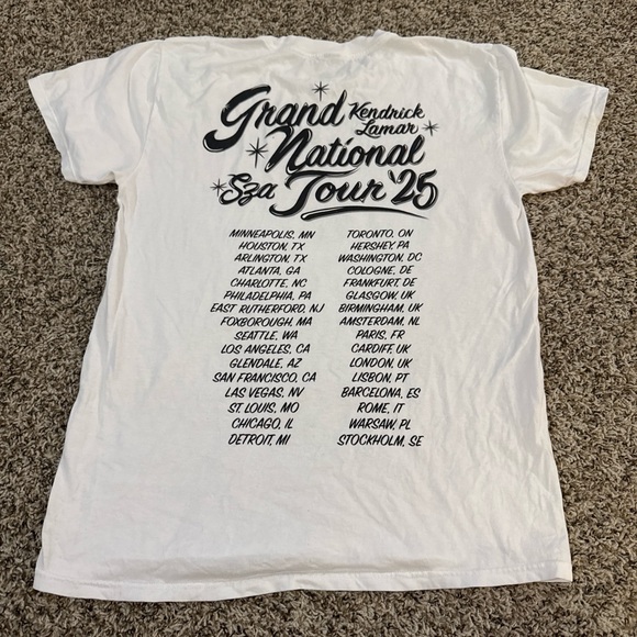 Kendrick Lamar and SZA Grand National Tour tshirt - Picture 3 of 3
